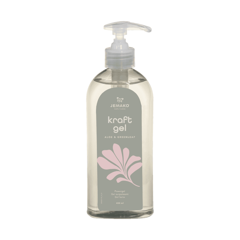 Kraft-Gel Aloe & Greenleaf, 400 ml, inkl. Spenderpumpe