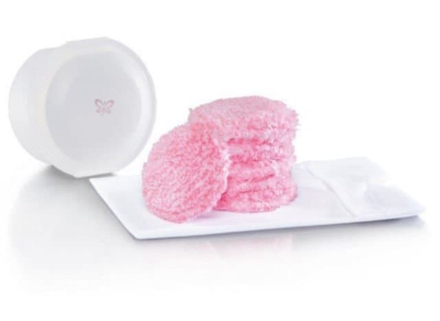 Abschmink-Pads mit Waschsack, 7er-Pack Pink