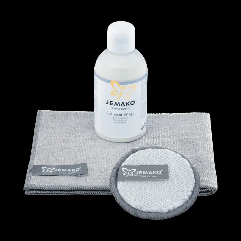 Edelstahl-Pflege-Set