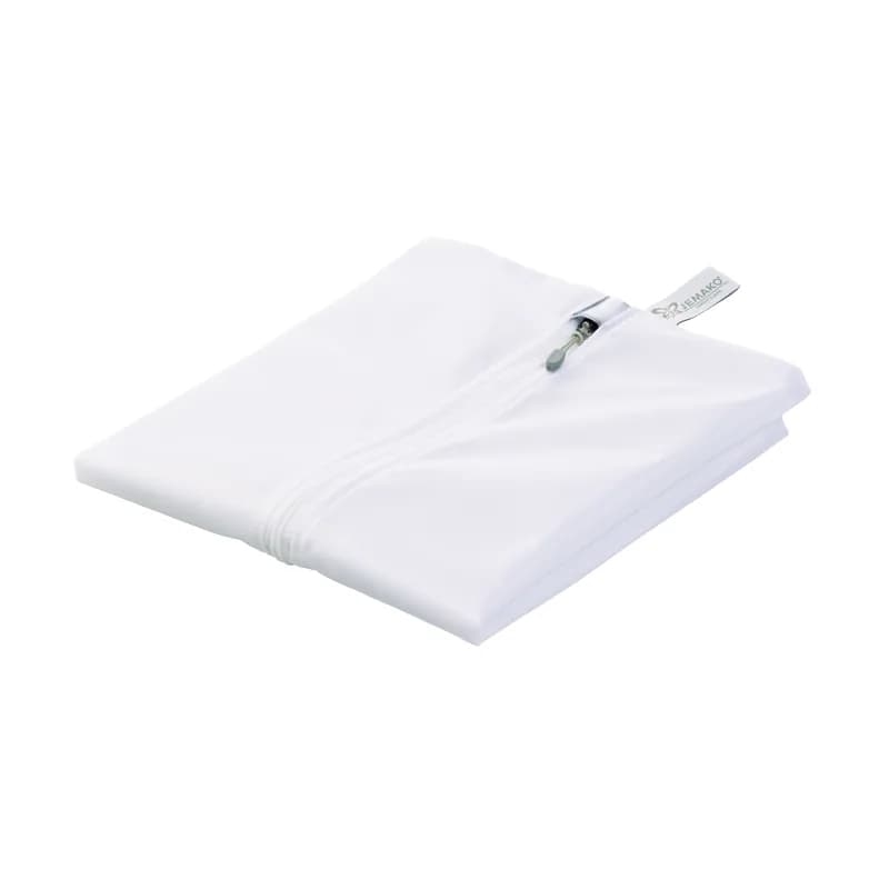 Waschsack 47 x 49 cm mit Zipperabdeckung weiß